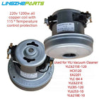 Used for YiLi YCL6215E-120 YL6253-10 YL6218E Vacuum Cleaner Motor Accessories 220V 1200W 38000r/min Replacement Parts