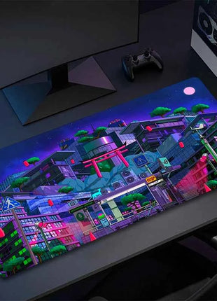 Asus Rog Mause Pad Anime Mouse Mats Gaming Computer Desk Mat Mouse Carpet Pc Accessories Gamer Mouse Pad Speed Rubber Mat