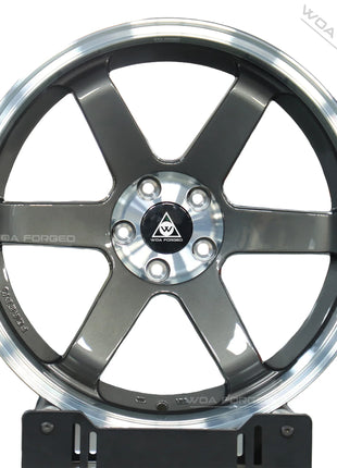 Nuove Ruote TE37 WOAFORGED Leggere in Alluminio Forgiato Cromato per Auto da Corsa GT, Design Personalizzato, PCD 5x120/114.3/100, Foro 98mm, ET 40mm