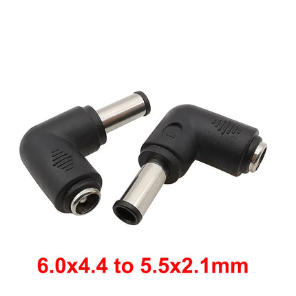 5/2/1 Pz Ad Angolo Retto DC 5.5x2.1mm Jack Femmina a 3.5x1.35 4.0x1.7 4.8x1.7 5.5x2.1 5.5x2.5 6.3x3.0 6.0x4.4mm Connettore DC Maschio