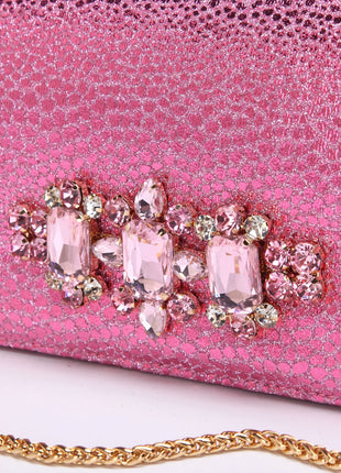 Nuovi arrivi Design speciale colore rosa scarpe e borsa da donna africane Set sandali a punta per la festa di nozze