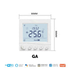 MOES WiFi Smart Thermostat for Floor Heating & Boiler, Tuya App Remote Control, Compatible with Alexa Google Home, Programmable