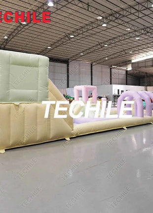 Parco giochi commerciale di moda gonfiabile che rimbalza scivolo d'acqua parco divertimenti percorso ad ostacoli gonfiabile splash pad parco acquatico
