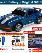 New 4WD Remote Control Drift Car Full Size 1:24 Mini Remote Control Racing Car Model 2.4G Radio High Speed RC Car Boy Toy Gift