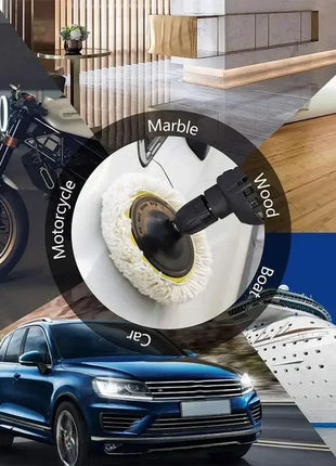 Tampone per lucidatura universale per auto da 3/4 pollici per M10/M14 Lucidatrice per ceretta per macchina in lana morbida Dischi per lucidatura per carrozzeria auto Accessori per la pulizia