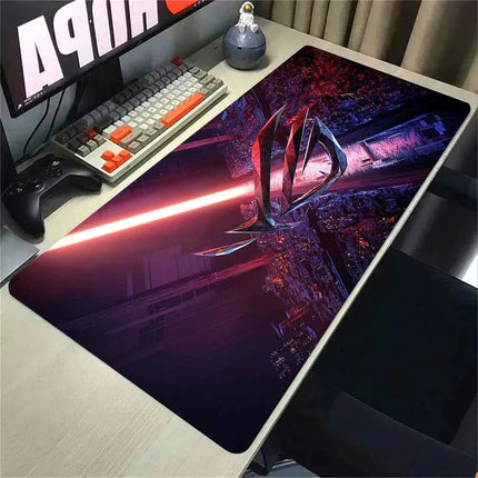 Anime Mouse Mats Asus Rog Mause Pad Gaming Computer Deskmat Mouse Carpet Pc Accessories Gamer Mousepad Speed Rubber Mat