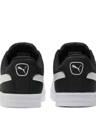 Puma Smash Vulc: Sneakers casual basse (unisex) antiscivolo, resistenti, leggere, versatili e traspiranti - Nero 385554-02