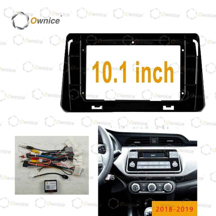 Cornice Radio Android per Auto Ownice 10.1 Pollici Quadlock per Kicks 2016-2018, Pannello Stereo 2DIN con Cablaggio 16PIN e Box Canbus