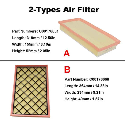 4pcs Filter Set For Saic MAXUS Deliver 9 2.0TDI-Diesel 2019-2023 V90 Engine Cabin A/C Fresh Air Fuel Oil Filter Parts C00176661