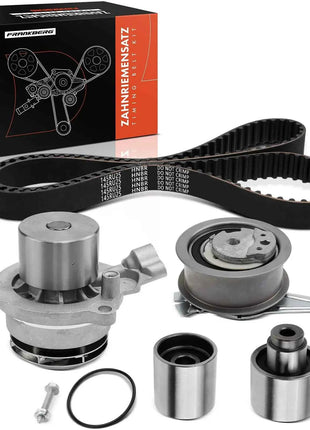 Kit Cinghia di Distribuzione Frankberg 1x con Pompa Acqua per Audi A3 8V1 A4 8K2 8W2 A5 8T3 A6 Q3 7883-13321 KP15678XS