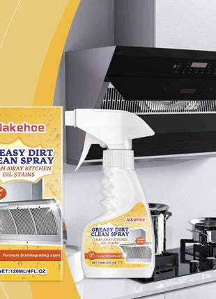 JAKEHOE Greasy Dirt Clean Spray Kitchen Powerful Remover Oil Multipurpose Dirt Degreaser Cleaning Agent Washing Home Use Cleaner