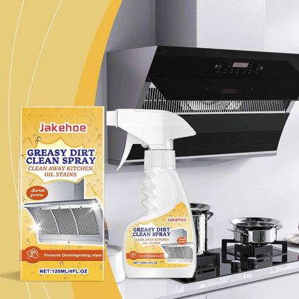 JAKEHOE Greasy Dirt Clean Spray Kitchen Powerful Remover Oil Multipurpose Dirt Degreaser Cleaning Agent Washing Home Use Cleaner