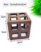 Ceramic House Fish Tank Aquarium Decoration Fish Shrimps Shelter House Pottery Scorpion House Canister Simulation Stone Ornament