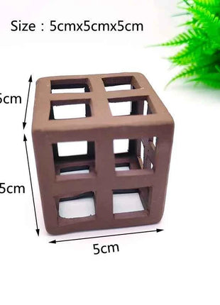Ceramic House Fish Tank Aquarium Decoration Fish Shrimps Shelter House Pottery Scorpion House Canister Simulation Stone Ornament