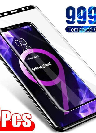 3 pezzi di vetro temperato per Samsung Note 9 10 20 Ultra Samsung S24 S23 S22 S21 S20 Ultra S10 S9 S8 Plus protezione schermo a copertura totale