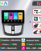 Android Wireless Carplay Car Radio for Peugeot 207 CC 207CC 2006-2015 Multimedia Player 2Din Navigation Stereo Head Unit Auto