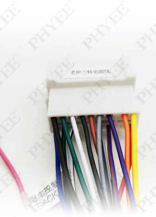Cablaggio radio, adattatore cavo Android per auto con connettore a 16 pin, per Hyundai Tucson Sonata Accent Getz, Kia Rio Cerato Spectr