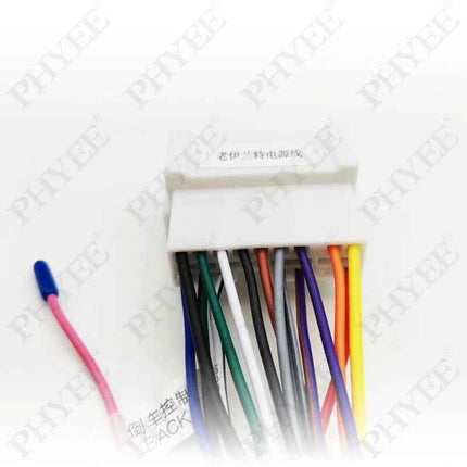 Cablaggio radio, adattatore cavo Android per auto con connettore a 16 pin, per Hyundai Tucson Sonata Accent Getz, Kia Rio Cerato Spectr