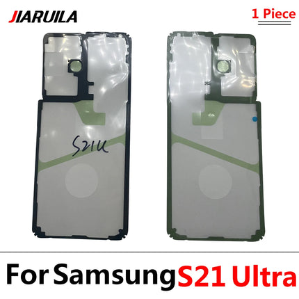 Adesivo adesivo Custodia posteriore Copribatteria Nastro impermeabile per Samsung S20 S21 FE S23 S22 Plus Ultra S23Ultra S21 Plus