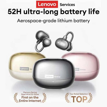 Lenovo Original LES12 Wireless Headphones NEW TWS Bluetooth 6.0 HD Microphone HIFI Earphones Noise Cancellation Touch ENC Call