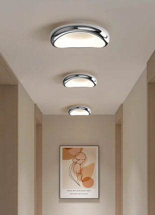 Plafoniere moderne a LED per balcone Stile crema Camera da letto per bambini Lampada da sala studio Decorazioni per la casa Cucina Illuminazione Corridoio Corridoio Luce