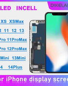 AAA+++ OLED For iPhone X XR XS Max LCD Incell For iPhone 11 12 Pro Max 13 Mini 14 Pro Max Plus Display Screen Digitizer Assembly