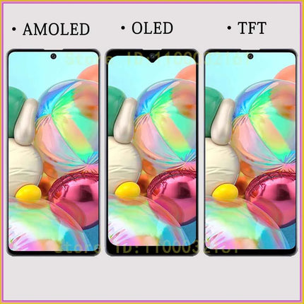 Display AMOLED Per Samsung A71 LCD A715F Schermo Digitizer Assembly Per Samsung Galaxy A71 Display SM-A715W SM-A715F/DS LCD