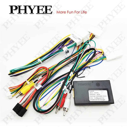 Cablaggio con Decodificatore CAN Bus 32Pin 24Pin 12Pin, Display TomTom con Ritenzione SWC, P&P 16Pin Android, per Renault Clio 4 2012-2020