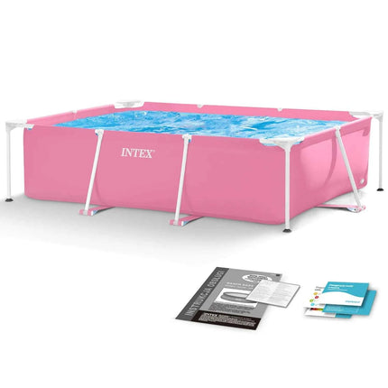 Piscina con supporto da giardino 220x150x60 cm INTEX 28266