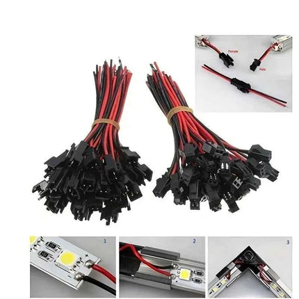 Lampada da soffitto da incasso a LED con linea terminale SM da 10 paia maschio-femmina