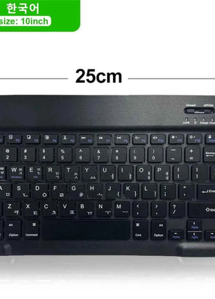 Bluetooth Wireless Keyboard Mouse For IOS Android Windows Tablet For iPad Air Mini Pro Spanish Korean Portugal Russian Keyboard
