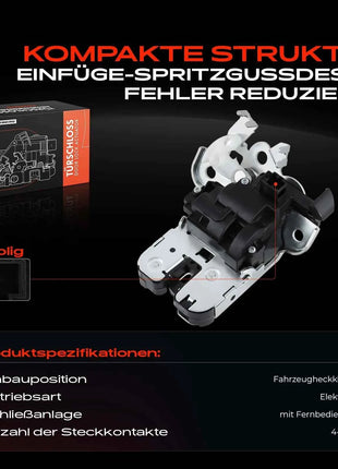 Serratura Portellone Posteriore Frankberg 1x per Audi A3 8P 8V A4 8K B8 A6 4G 4F C6 A5 A7 Q3 Q5 Q7 8R0827505A V10-85-0008 8K9827505A