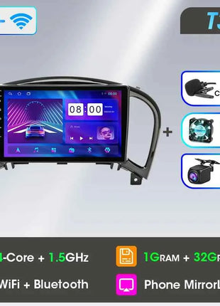 Srnubi Car Radio for Nissan Juke YF15 2010 - 2014 Carplay 4G Multimedia Video Player Navigation GPS WIFI Android Auto Autoradio