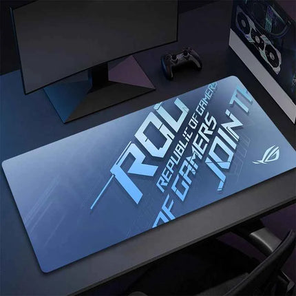 Asus Rog Mause Pad Anime Mouse Mats Gaming Computer Desk Mat Mouse Carpet Pc Accessories Gamer Mouse Pad Speed Rubber Mat