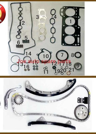 Kit completo guarnizioni motore 3SZ 3SZVE con tendicatena per Daihatsu SIRION M3 TERIOS J2 MATERIA M4 1.5L 2005-