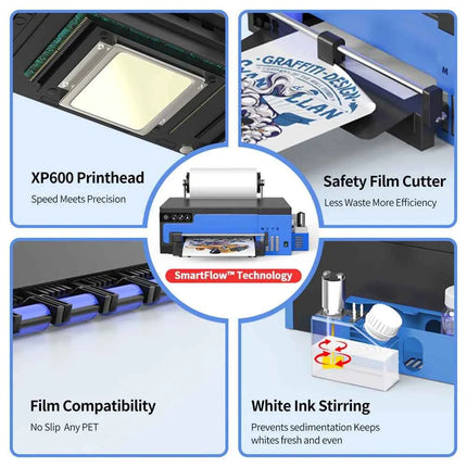 A4 A3 DTF Printer for Epson XP600 Printhead Direct to Film T-Shirt Printing Machine for All Textile Clothes Impresora DTF A3 A4