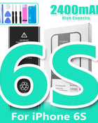 XDOU 2026 NEW Battery For iPhone 7 8 6S 6 Plus X XR 11 11Pro Xs Max High Capacity Phone Bateria + Free Tools