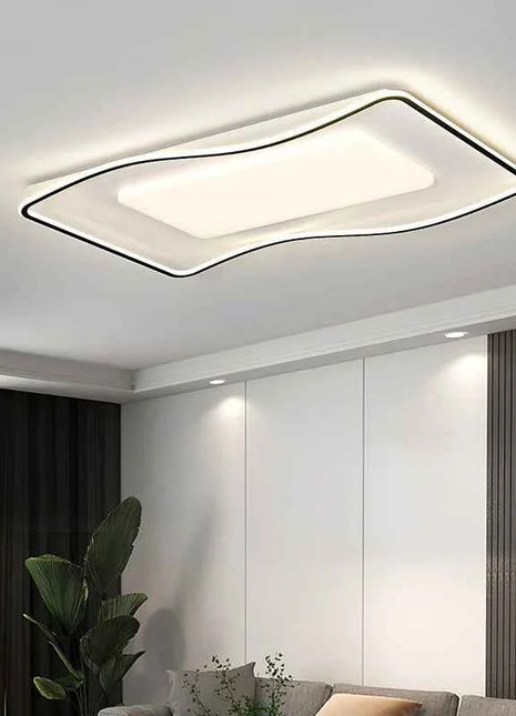 Luci da soggiorno nordiche Telecomando Lampada da soffitto moderna semplice a LED Camera da letto Camera dei bambini Lustre Decorazioni per la casa Sala da pranzo Luci per interni