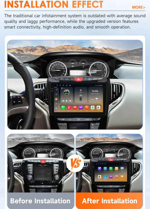 Hizpo Car Radio Autoradio For Lancia Ypsilon 2012-2020 Multimedia Player Wireless CarPlay Android 4G By Qualcomm Snapdragon 6115