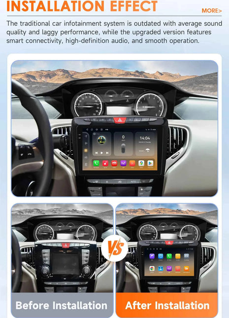 Hizpo Car Radio Autoradio For Lancia Ypsilon 2012-2020 Multimedia Player Wireless CarPlay Android 4G By Qualcomm Snapdragon 6115
