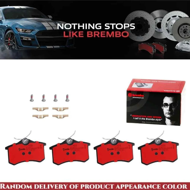 Brembo P85020N Premium Ceramic Rear Disc Brake Pad Set Fit For AUDI/CITROËN/FORD/MG (SAIC)/VW/SEAT/SKODA OE# 1608520380