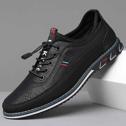 Fashion Black Dress Shoes Mens Business Leather Oxford Social Luxury Shoes Prom Casual Footwear big size 48 49 50 51 52 53