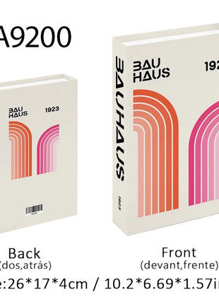 Boho Bauhaus Picasso Matisse Cucina Libri finti Decorazione Tavolino di moda di lusso Scatola portaoggetti decorativa Decorazione estetica