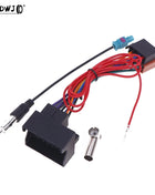 1 Set Car Stereo FM Audio ISO Wiring Harness Antenna Radio Adapter Cable for 207 307 407 C3 C4 DIY Car Accessories