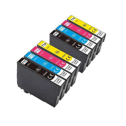 T0711 T0714 XL Ink Cartridge Compatible For Epson Stylus SX110 SX215 SX218 SX400 SX405 SX410 SX415 SX510W SX515W DX7400 Printer