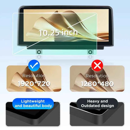 Junsun 1920*720 Wireless Carplay Android Auto Multimedia Car Radio For BMW 1 2 3 4 Series F20 F21 F22 F30 F31 F32 F33 F34 F36