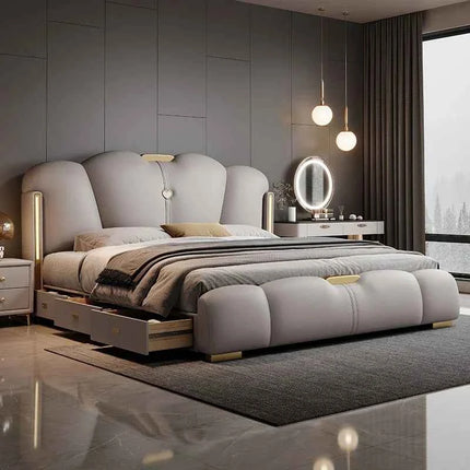 queen beds on offer wooden marriage beds double king size beds 150X200cm headboards bed racks and frame full bedroom furniture