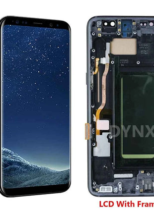 Nuovo S8 LCD di Ricambio Per Samsung Galaxy S8 G950 G950F Display LCD Touch Screen Digitizer Assembly Con Telaio