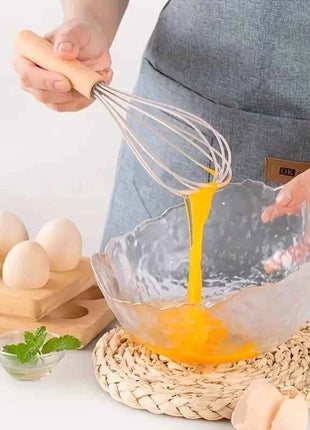 12pcs Set of Multi-color Silicone Wooden Handle Kitchenware Set Non Stick Pot Spatula and Spoon Cooking Utensils, Heat-resistant