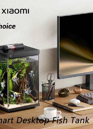 NEW XIAOMI Smart Desktop Fish Tank 10L Remote Feeding Via APP Professional Filtration System Work With Mi Home